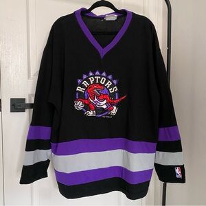 Vintage Logo Athletic Toronto Raptors Crewneck Sweater